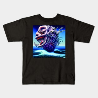 Digital Painting Of Deep Ocean Creature Kids T-Shirt